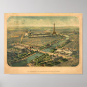 Panoramablick auf die Ausstellung Paris Franc im J Poster (Vorne)