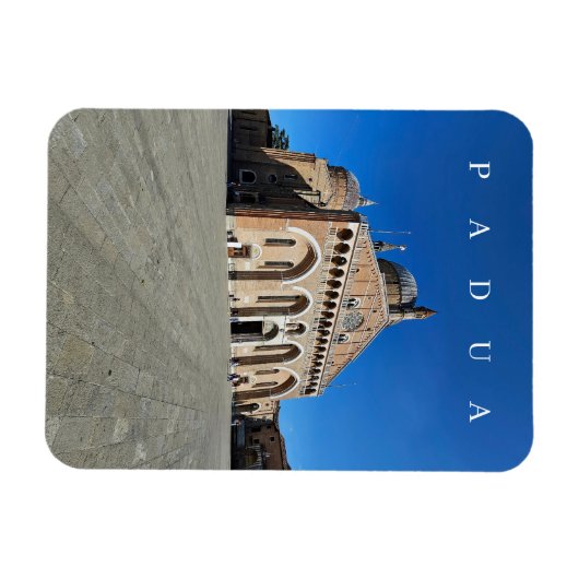 Panoramablick auf die Basilika Padua St. Anthony K Magnet (Horizontal)