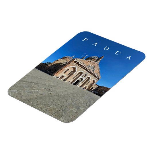 Panoramablick auf die Basilika Padua St. Anthony K Magnet (Linke Seite)