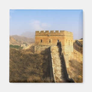 Panoramablick auf die Chinesische Mauer, China 2 Magnet