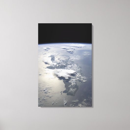 Panoramablick auf die Insel Hispaniola Leinwanddruck (Vorderseite)