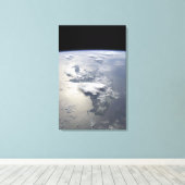 Panoramablick auf die Insel Hispaniola Leinwanddruck (Insitu (Holzboden))