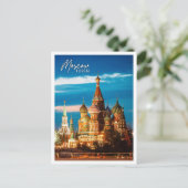 Panoramablick auf die russische Sehenswürdigkeit M Postkarte (Stehend Vorderseite)