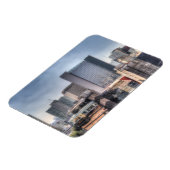 Panoramablick auf die Stadt Mexiko Magnet (Linke Seite)