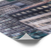 Panoramablick auf die Stadt Mexiko Poster (Ecke)