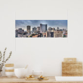 Panoramablick auf die Stadt Mexiko Poster (Küche)