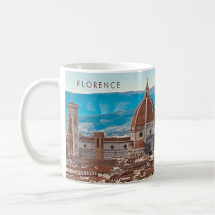 Panoramablick auf Florenz Italien Kaffeetasse