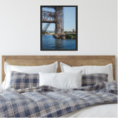 Panoramablick auf Leinwand Print (Insitu (Schlafzimmer))