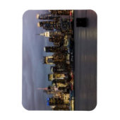 Panoramablick auf Manhattan im frühen Abend Magnet (Vertikal)