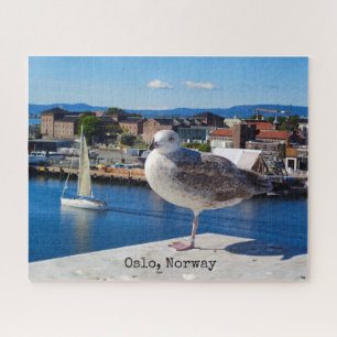 Panoramablick auf Oslo, Norwegen Puzzle