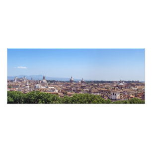 Panoramablick auf Rom vom Castel Sant'Angelo Fotodruck