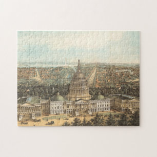 Panoramablick auf Washington DC Puzzle