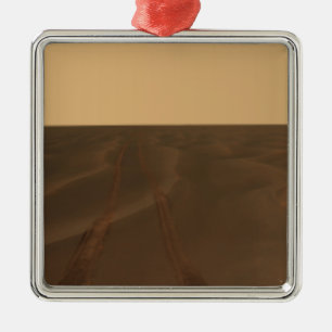 Panoramablick der Ebenen von Meridiani Ornament Aus Metall