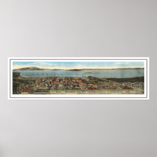 Panoramablick der pazifischen Ausstellung Pans - Poster