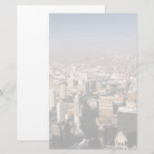 Panoramablick der Stadt Briefpapier (Vorne/Hinten)
