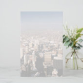 Panoramablick der Stadt Briefpapier (Stehend Vorderseite)