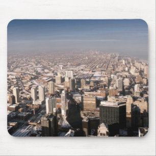 Panoramablick der Stadt Mousepad