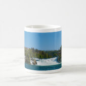 Panoramablick des Rhein-Falles Kaffeetasse (Mittel)