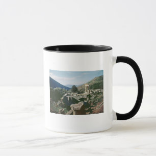 Panoramablick des Standorts mit dem tholos Tempel Tasse