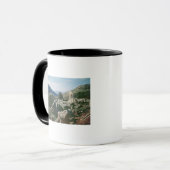 Panoramablick des Standorts mit dem tholos Tempel Tasse (Vorderseite Links)