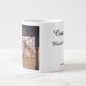 Panoramablick vom Porch - Martha's Vineyard Jumbo-Tasse (Vorderseite)