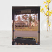 Panoramablick vom Porch - Martha's Vineyard Karte (Gelbe Blume)