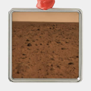 Panoramablick von Bonneville-Krater Silbernes Ornament