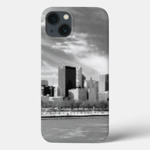 Panoramablick von Chicago-Skylinen im Winter iPhone 13 Hülle