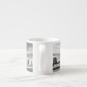 Panoramablick von Chicago-Skylinen im Winter Espressotasse (Rückseite)