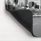 Panoramablick von Chicago-Skylinen im Winter Mousepad (Ecke)