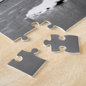 Panoramablick von Chicago-Skylinen im Winter Puzzle (Seite)