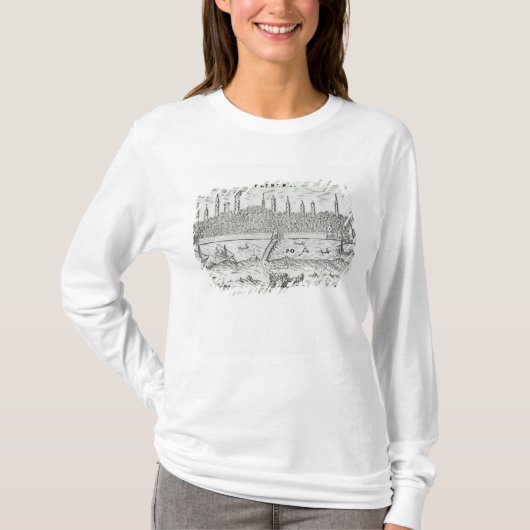 Panoramablick von Ferrara T-Shirt (Vorderseite)
