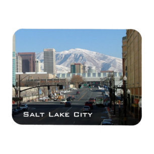 Panoramablick von Salt Lake City Magnet