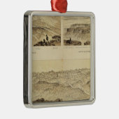 Panoramablicke Silbernes Ornament (Rechts)