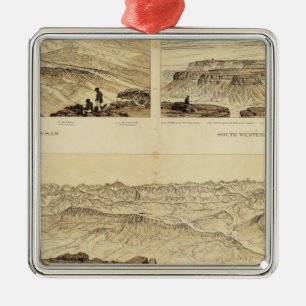 Panoramablicke Silbernes Ornament