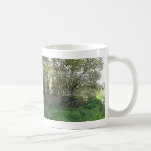 Panoramablüten von Raisin Tree mit Tasse (Rechts)