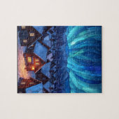 Panoramabuntglas Winterdorf Puzzle (Horizontal)