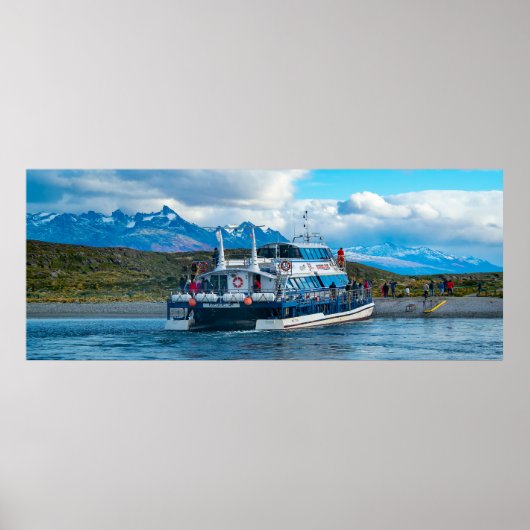 Panoramafahrt zur Insel, Beagle, Poster (Vorne)