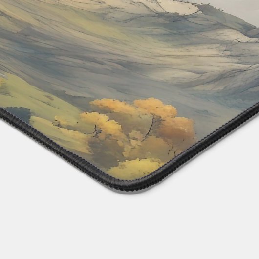 Panoramagebirge Schreibtischunterlage (Ecke)