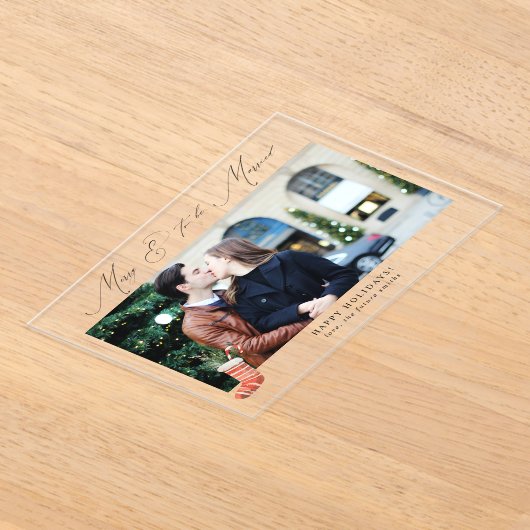 Panoramagemütlichkeit & Verheiratet sein mit Strum Acryleinladungen (Ablage )