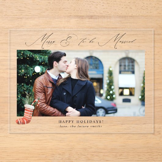 Panoramagemütlichkeit & Verheiratet sein mit Strum Acryleinladungen (Vorderseite)