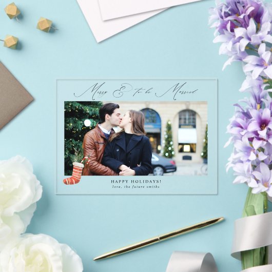 Panoramagemütlichkeit & Verheiratet sein mit Strum Acryleinladungen (In Situ (Hochzeit))