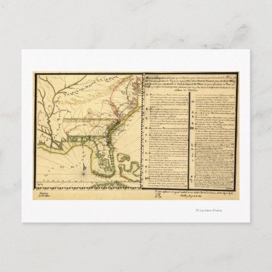 Panoramakarte (Spanische Sprache) Postkarte (Vorderseite)