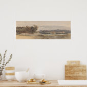 Panoramalandschaft (in oder vor 1903) Johan Poster (Küche)