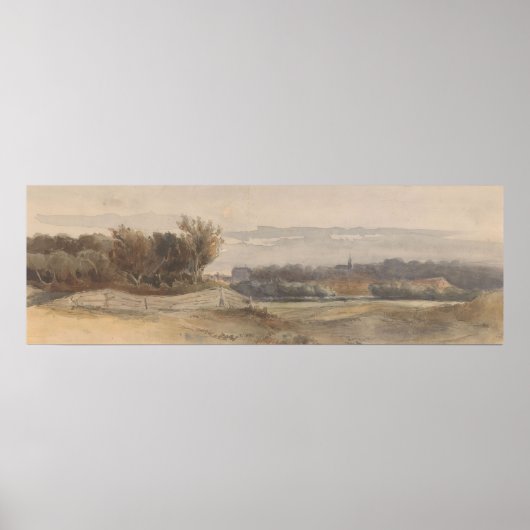 Panoramalandschaft (in oder vor 1903) Johan Poster (Vorne)