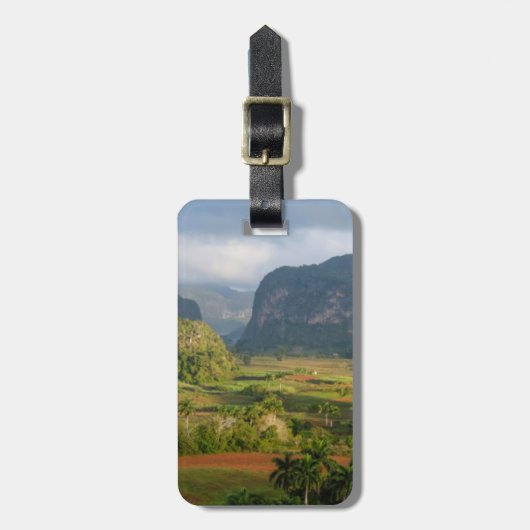 Panoramalandschaft, Kuba Gepäckanhänger (Vorderseite vertikal)