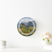 Panoramalandschaft, Kuba Runde Wanduhr (Zuhause)
