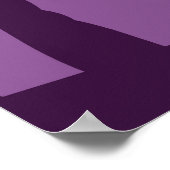 Panoramalandschaft: Sonnenuntergang mit Palmen. Poster (Ecke)