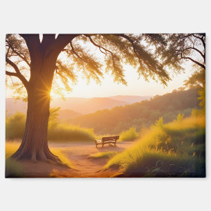 Panoramalandschaft Sunset Nature Ruhige Landschaft Magnet