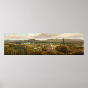 Panoramalandschaft - Théodore Rousseau Kunstvoll w Poster